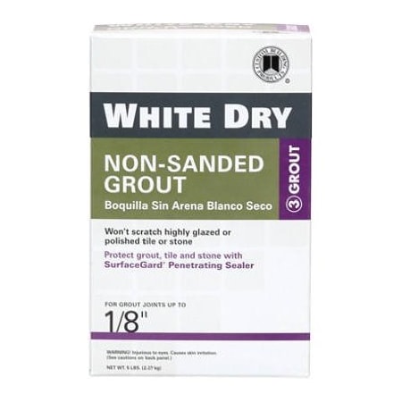 5LB WHT Dry Tile Grout
